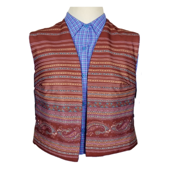 H F Conture Woman Vest Sz 12 London England fry - Picture 8 of 8